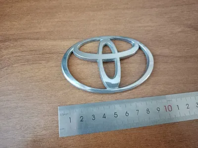 Эмблема Toyota Тойота 10,8х7,2 см закрытая логотип знак Toyota Тойота |  AliExpress