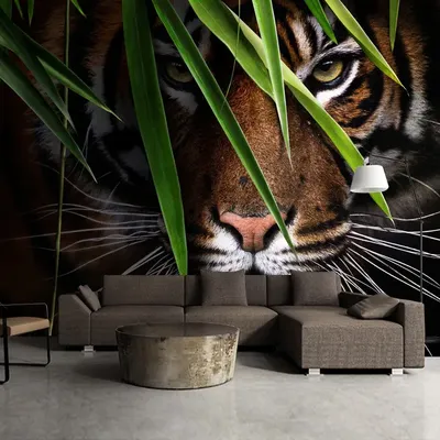 3D тигры: обои на телефон в формате PNG
