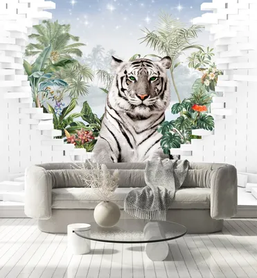 Фантастические обои 3D тигры для iPhone: бесплатно