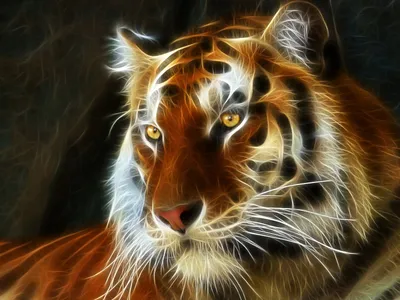 3D тигры: фоны для телефона в формате WebP