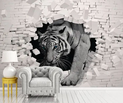 Фото 3D тигры для рабочего стола: скачивайте PNG