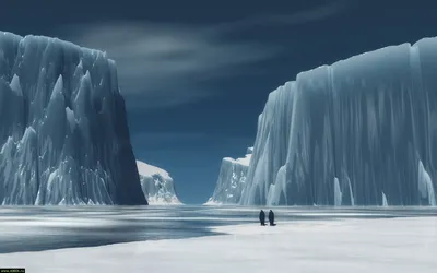 Антарктические фото в хорошем качестве: Лед и снег в каждом пикселе