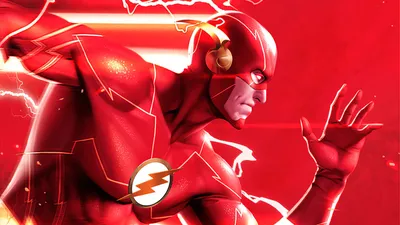 Flash (Барри Аллен) DC Comics Superhero 4K скачать обои