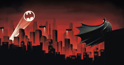 Batman The Animated Series Red World 4k, HD Супергерои, 4k обои, изображения, фоны, фото и картинки
