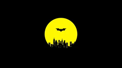 Обои Логотип Бэтмена, Готэм-сити, Ночь, Страж, Тьма - Wallpaperforu