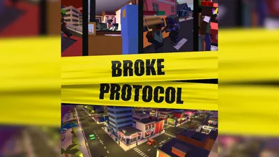 Фон Broke Protocol: Online City RPG в качестве обоев на Android