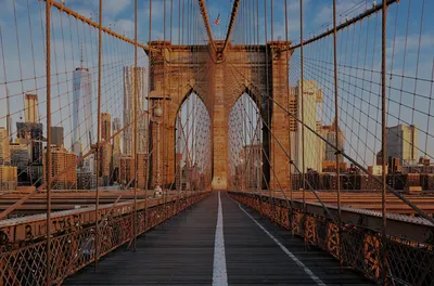 Фон Бруклинского моста - обои для телефона в хорошем качестве