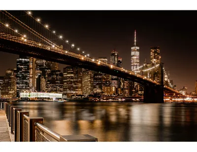 Изумительный вид на Бруклинский мост - обои для iphone