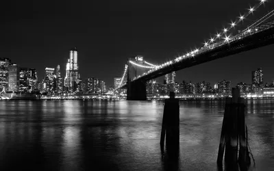 Фотография Бруклинского моста - обои для телефона