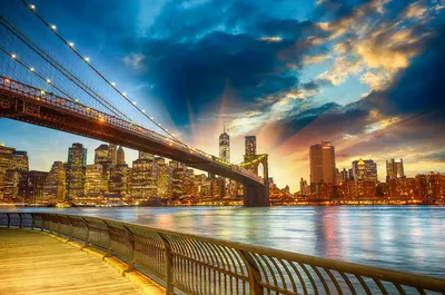 Фото Бруклинского моста на рабочий стол в webp формате