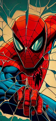 Обои с отслаивающейся краской «Человек-паук» — крутые обои «Человек-паук»
