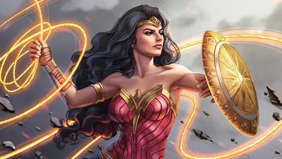 Обои Comics Wonder Woman 4k Ultra HD от Дугласа Бикальо