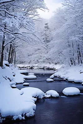 Зимняя красота: Фото обои для iPhone и Android