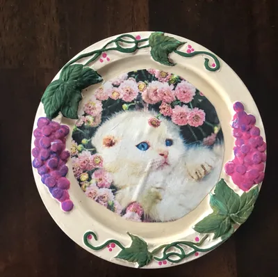 Серия «Гарри Поттер» своими руками — Подставки для тарелок с котом Амбридж — Машина для самостоятельного изготовления