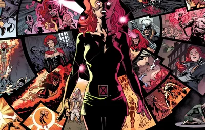 Джин Грей - комиксы Marvel Обои | Женщина-супергерой, Супергерой, Джин Грей Феникс