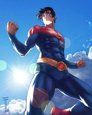 Иллюстрация] Джон Кент (Состояние будущего: Супермен из Метрополиса), автор Серг Акунья: r/DCcomics