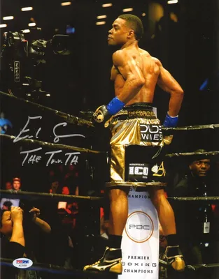 Фото Эррола Спенса-младшего с автографом 11x14 PSA/DNA COA Изображение чемпиона по боксу – iconofboxing.com