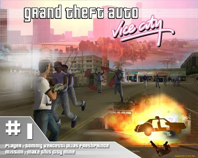 Обои GTA Vice City для iPhone - в webp формате