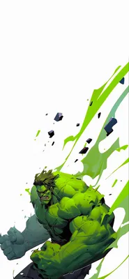 Marvel Hulk White Wallpapers - Невероятный Халк Обои iPhone