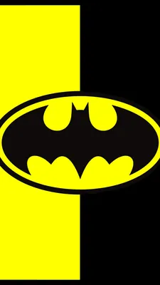 Логотип Бэтмена - бесплатные обои для iPhone