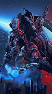 Mass Effect: Стильные обои для телефона и компьютера