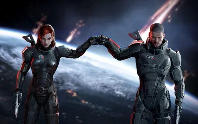Mass Effect: Фоновые обои для рабочего стола и мобильного телефона