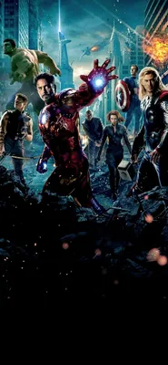 Обои «Мстители Marvel» (2012) для Android | Персонажи Marvel, Искусство Marvel, Плакат Мстителей