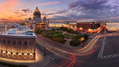 Скачать обои Петербург для iPhone с пейзажем города