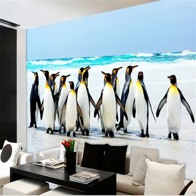 Пингвин в природе: обои для телефона и компьютера, бесплатно