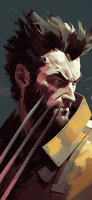 Обои Marvel Wolverine Logan — Росомаха Обои iPhone