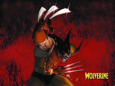 Обои Marvel Wolverine Brown — Росомаха Обои iPhone