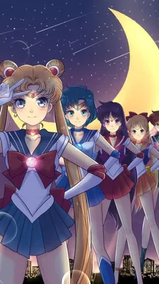 Обои Sailor Moon для iPhone: скачать бесплатно в хорошем качестве (JPG)