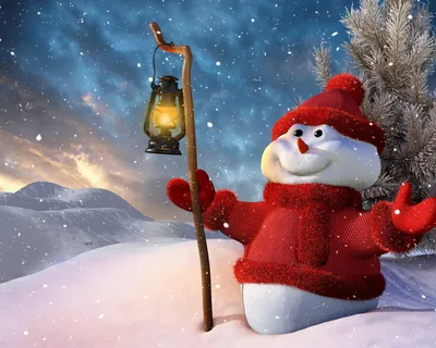 Фото снеговика на обоях для iPhone: jpg формат