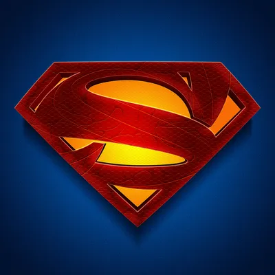 Обои Супермен 4K, Логотип, Супергерои DC, #5646