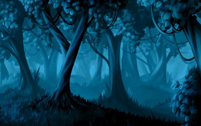 Обои Темный лес для iPhone - бесплатно и в HD 