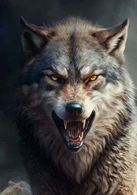 Волки злые обои