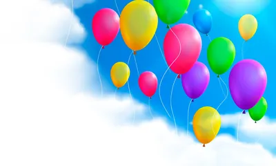 Воздушные шарики для телефона: фоновые изображения из мира красок 