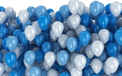 Воздушные шарики: красочные обои для рабочего стола 