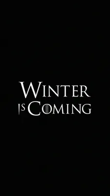 Очарование зимы: Обои Winter is coming для рабочего стола