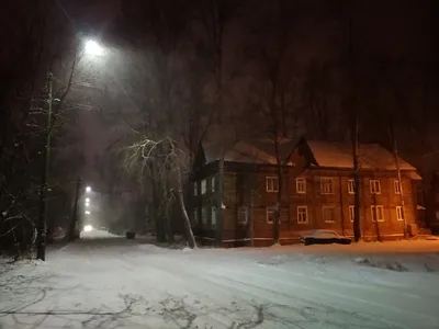 Зимняя ночь: фон для телефона и рабочего стола