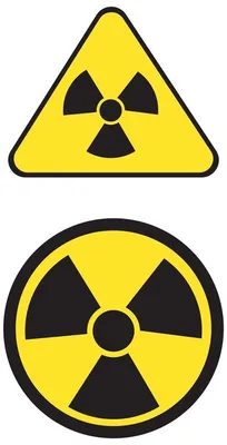 Знак радиации - интересный фон для вашего рабочего стола